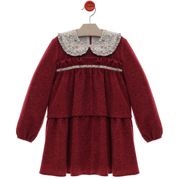 GIRLS DRESS WITH PETER PAN COLLAR BACHATA