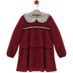 GIRLS DRESS WITH PETER PAN COLLAR BACHATA