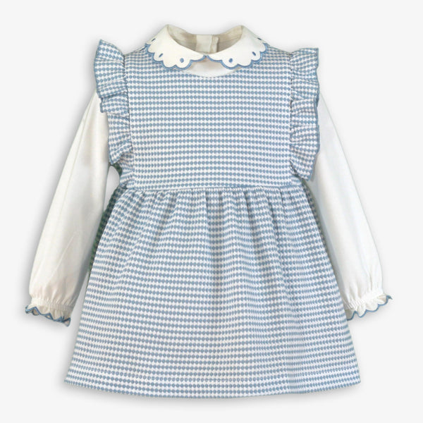 BABY LONG SLEEVE WITH COLLAR DRESS