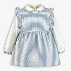BABY LONG SLEEVE WITH COLLAR DRESS