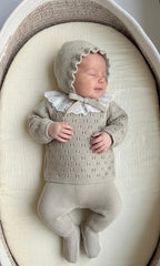 NEWBORN OPENWORK LACE COLLAR 3P SET