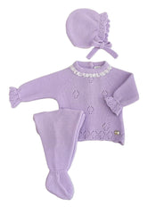 NEWBORN RHOMBUS OPENWORK 3P SET