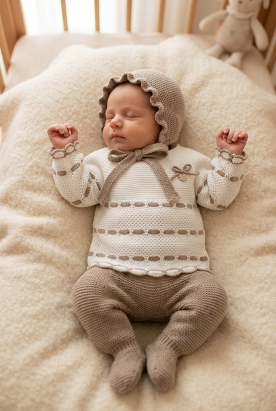 VISON NEWBORN GATHERED DETAILS 3P SET