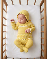 NEWBORN OPENWORK FLOWERS 3P SET
