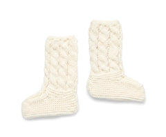BOTAS DE PUNTO TRENZADO