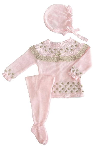 NEWBORN BODOQUES LACE 3P SET