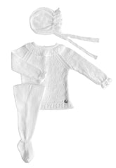 NEWBORN CUTE COLLAR OPENWORK 3P SET