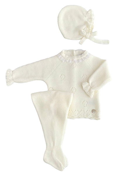 NEWBORN RHOMBUS OPENWORK 3P SET