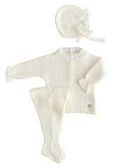 NEWBORN RHOMBUS OPENWORK 3P SET