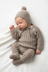 VISON CABLE KNIT PATERN NEWBORN 3P SET