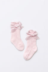 CALCETINES DE PUNTO CON LAZO 25
