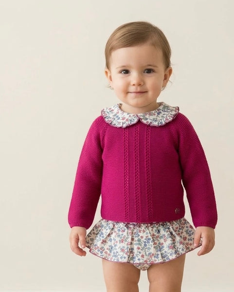 GIRL FLOWERS RUFFLE BLOOMER 2P SET
