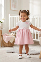 GIRLS BRODERIE CLASSIC DRESS