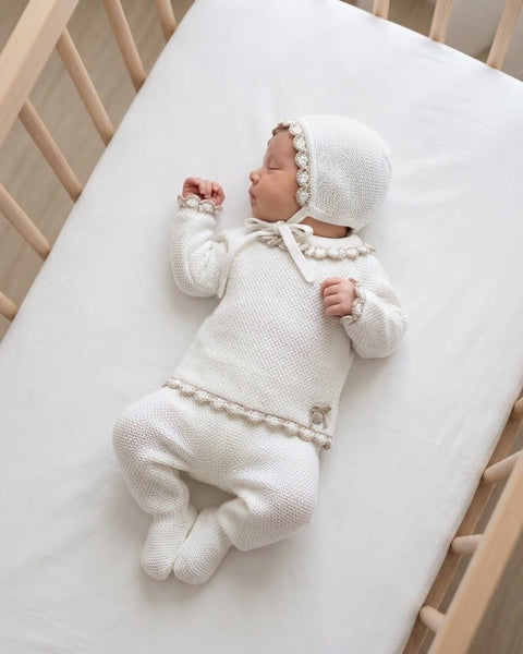 NEWBORN COMBINED WITH BEIGE WAVES 3P SET