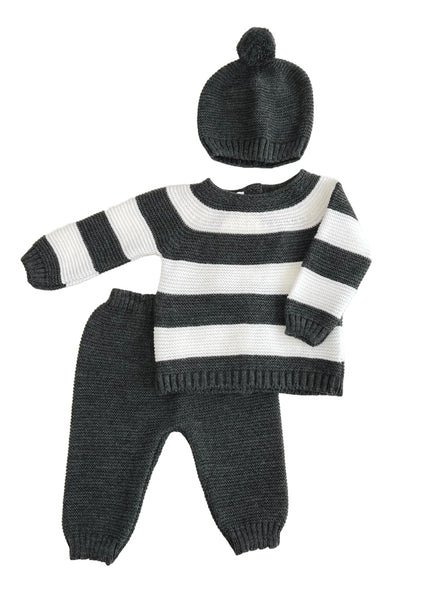 NEWBORN WHITE LINES 3P SET