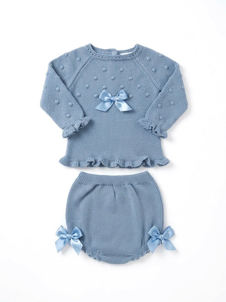 Baby girls set 2p bodoques bows