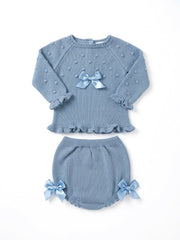 Baby girls set 2p bodoques bows