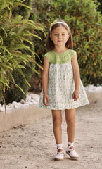 GIRLS SEAHORSES AND KNITTED DRESS