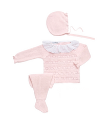 NEWBORN OPENWORK PLUMETI COLLAR 3P SET