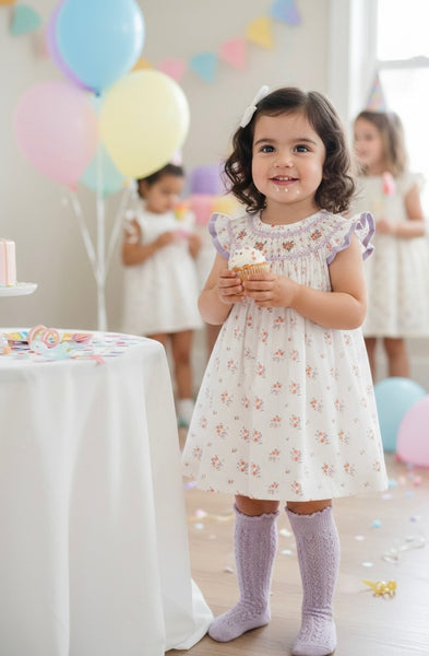 GIRLS FLORAL PRINT LONG DRESS