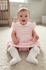 BABY PLUMETI WITH COLLAR SHORT DRESS 2P