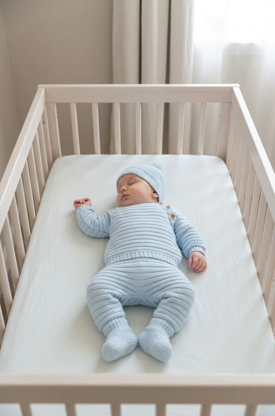 NEWBORN LIN WITH TROUSERS AND BOOTS 4P SET