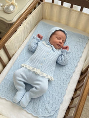 NEWBORN LACE COLLAR DETAILS BRAID 3P SET