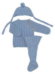 NEWBORN BRAIDS AND BUTTONS  3P SET