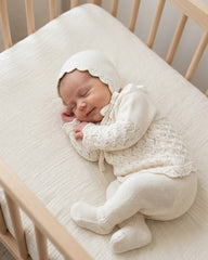 NEWBORN RHOMBUS LACE COLLAR NEWBORN 3P SET