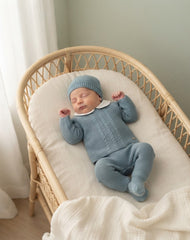 NEWBORN BRAID AND WHITE COLLAR 3P SET