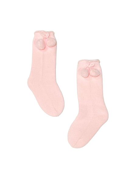 BABY SOCKS WITH POMPOMS