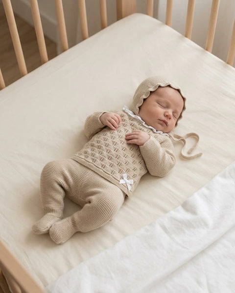 NEWBORN OPENWORK PLUMETI COLLAR 3P SET