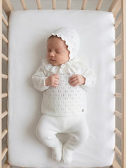 NEWBORN OPENWORK LACE COLLAR 3P SET