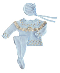 NEWBORN BODOQUES LACE 3P SET