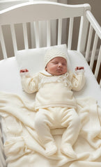 NEWBORN COLLAR AND LACE DETAILS 3P SET