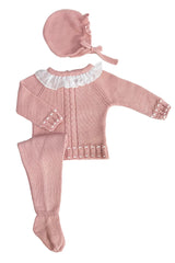 NEWBORN BRAIDES AND BUTTONHOLE 3P SET