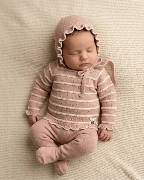NEWBORN STRIPPED BRAIDS 3P SET