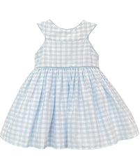GIRL GINGHAM BOW BACK DRESS LANCELOT