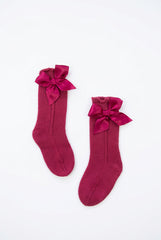 CALCETINES DE PUNTO CON LAZO 25