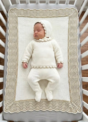 NEWBORN COMBINED WITH BEIGE WAVES 3P SET