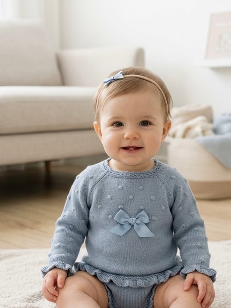Baby girls set 2p bodoques bows