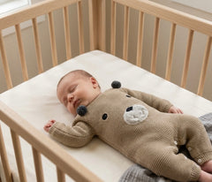 BABY EMBROIDERED BEAR FACE ROMPER