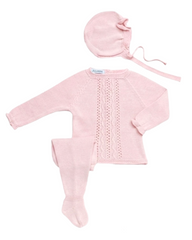 NEWBORN TEXTURED KNIT 3P SET