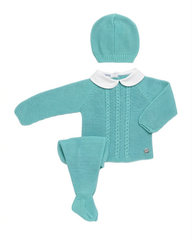 NEWBORN BRAID AND WHITE COLLAR 3P SET