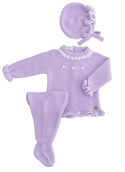 NEWBORN BODOQUES LACE COLLAR 3P SET