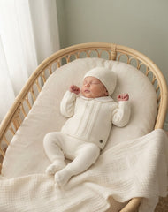 NEWBORN BRAID AND WHITE COLLAR 3P SET