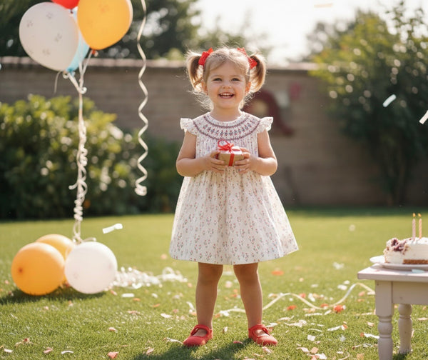 GIRL SMOCKED TULIP DRESS