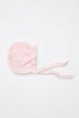 PINK BABY KNITTED BONNET