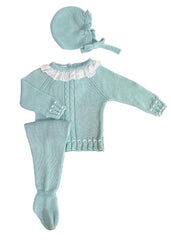 NEWBORN BRAIDES AND BUTTONHOLE 3P SET