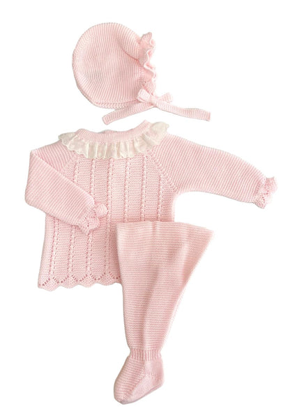 NEWBORN LITTLE RUFFLE COLLAR 3P SET